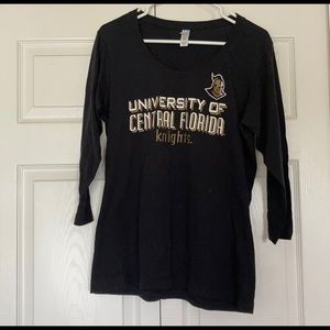 UCF Knights 3/4 Sleeve Shirt Size 2XL